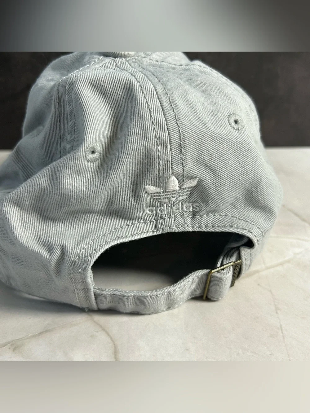 adidas Light Gray Trefoil Baseball Cap